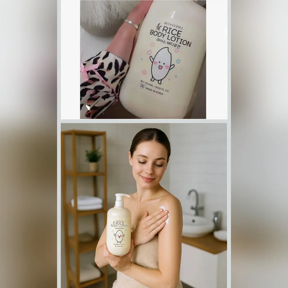 Rice Body Lotion — Nourishing Cream Lotion in White